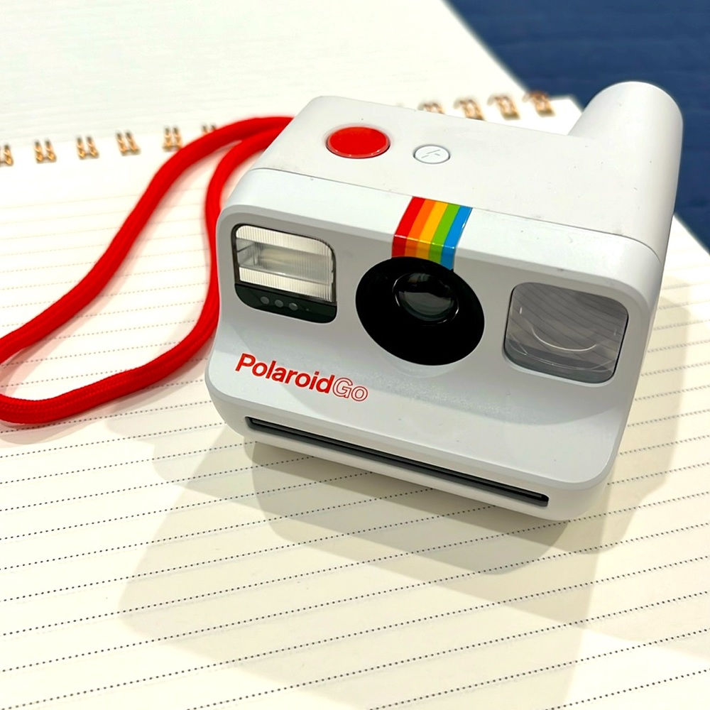 Polaroid Go instant camera.
